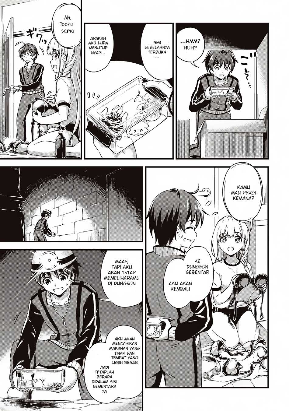 Boku no Heya ga Dungeon no Kyuukeijo ni Natteshimatta Ken Chapter 05 Bahasa Indonesia